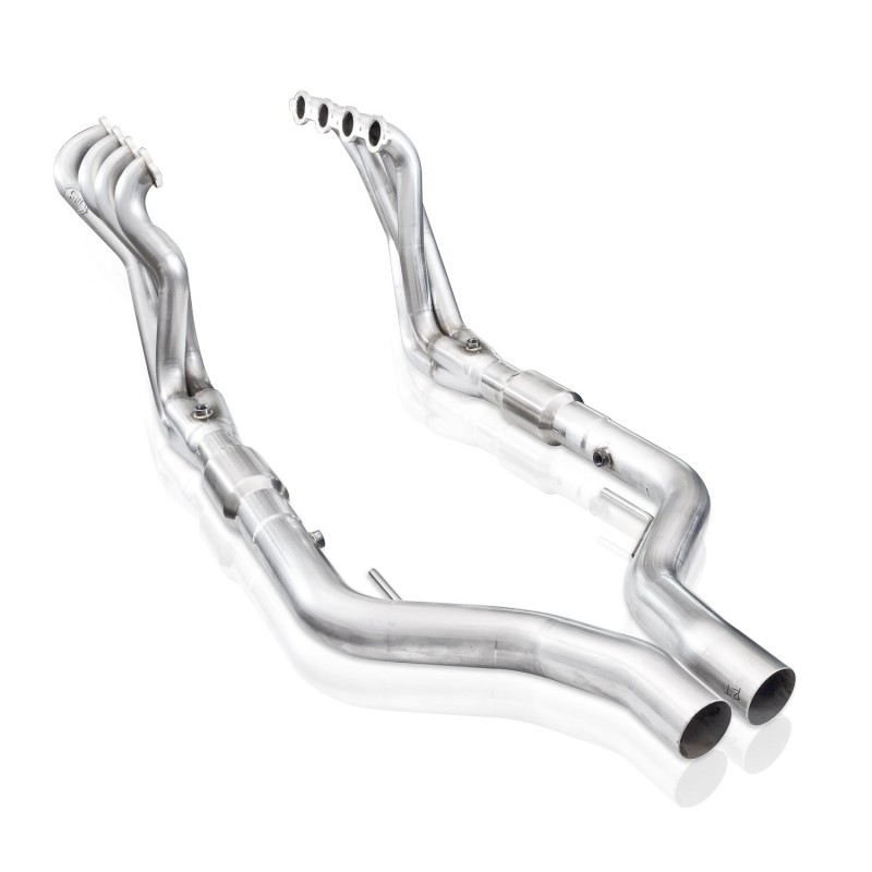 Pontiac G8 Performance Exhaust - Stainless Works - Long Tube Headers with Catted Leads - Mill finish - `08-`09